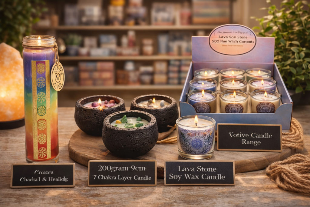 Chakra, Crystal & Healing Candles