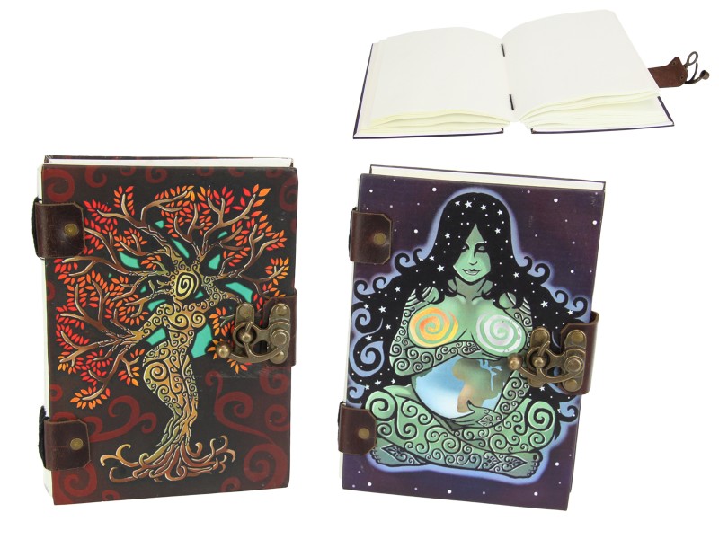 Coptic Bind Journal with Mother Earth/ Tree of Life Design