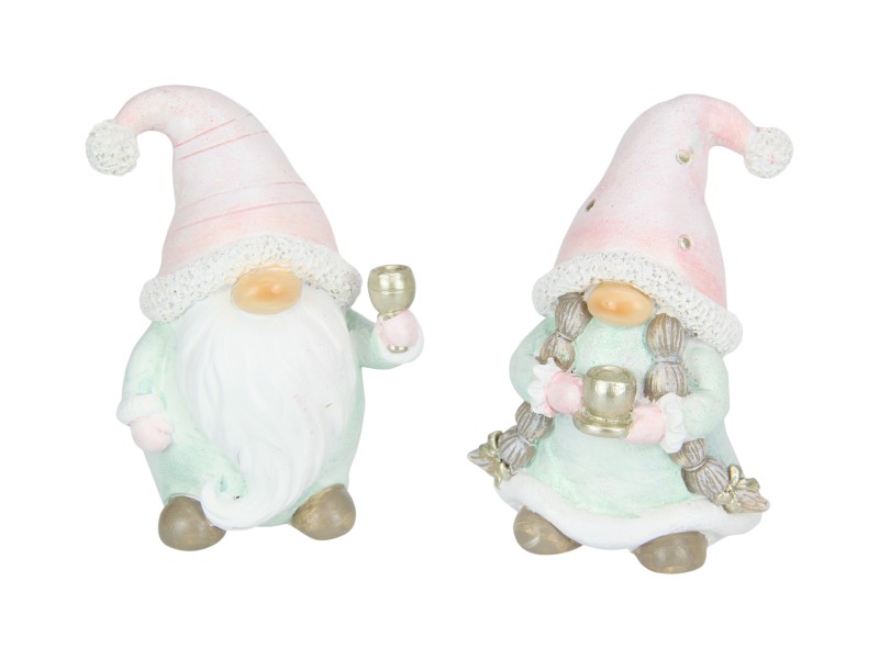 Xmas Gnome Mr & Mrs Claus