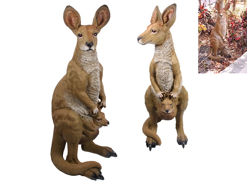92cm Kangaroo with Joey in Pouch (Large)