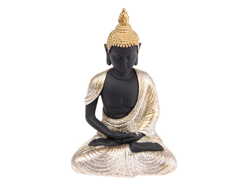 Rulai Buddha in Gold Shimmer Robe (Small)