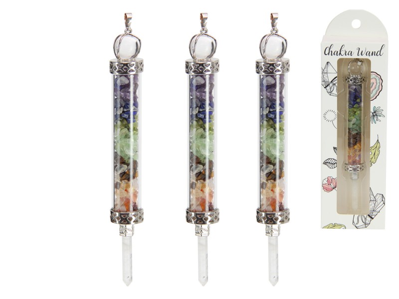 Chakra Healing Gemstones Crystal Wand Gift Box