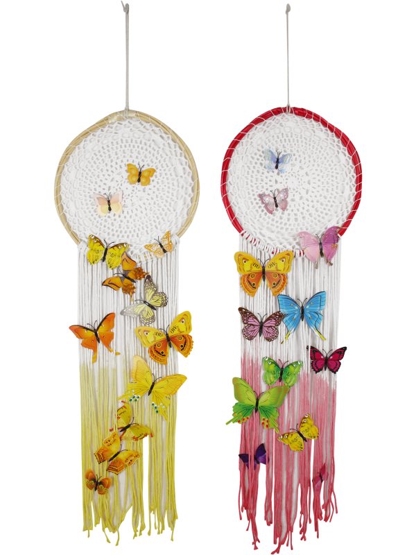 Crochet Design Butterfly Dream Catcher