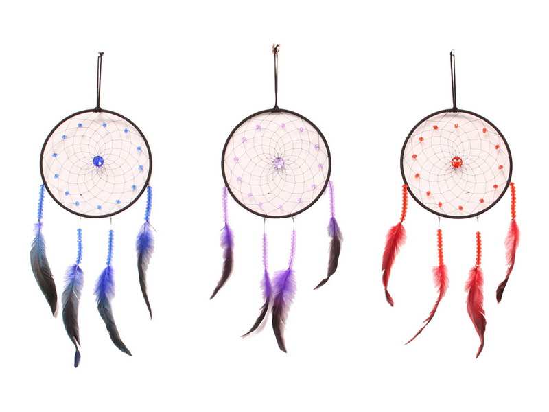 thumbnail image 2 of 10 Or 20 Pcs Dreamcatcher Wholesale Lot – Slight Seconds, Multicolor, Mixed Styles 2 of 3