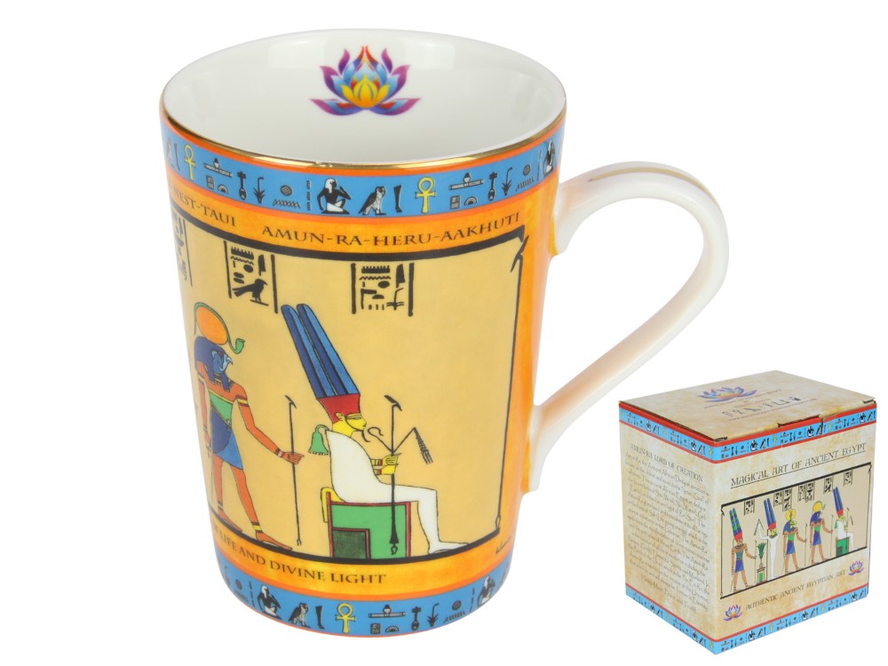Egyptian Amun-Ra Mug in Gift Box