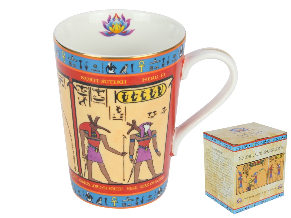 Egyptian Heru-Behuti Mug in Gift Box