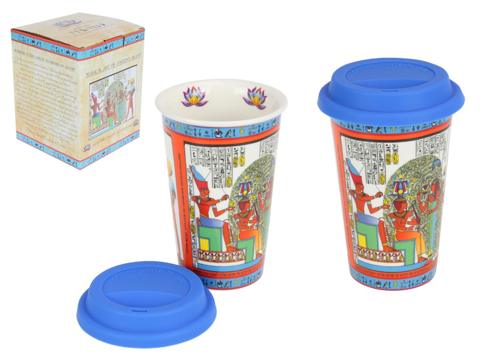 Egyptian Rameses II Travel Mug in Gift Box
