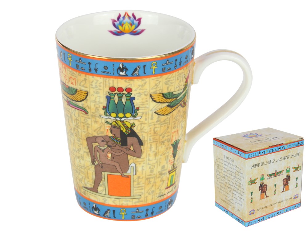 Egyptian Sebek-Net Mug in Gift Box