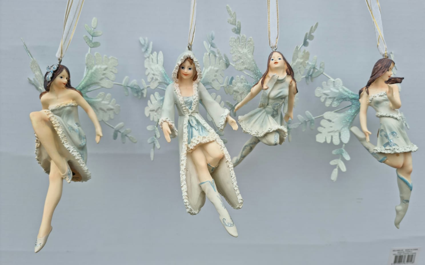 SNOW FAIRY HANGING 4 ASSORTED
