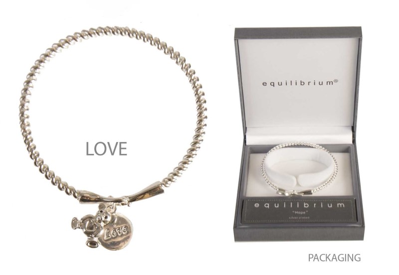 Equilibrium Character Charm Bangle (LOVE)