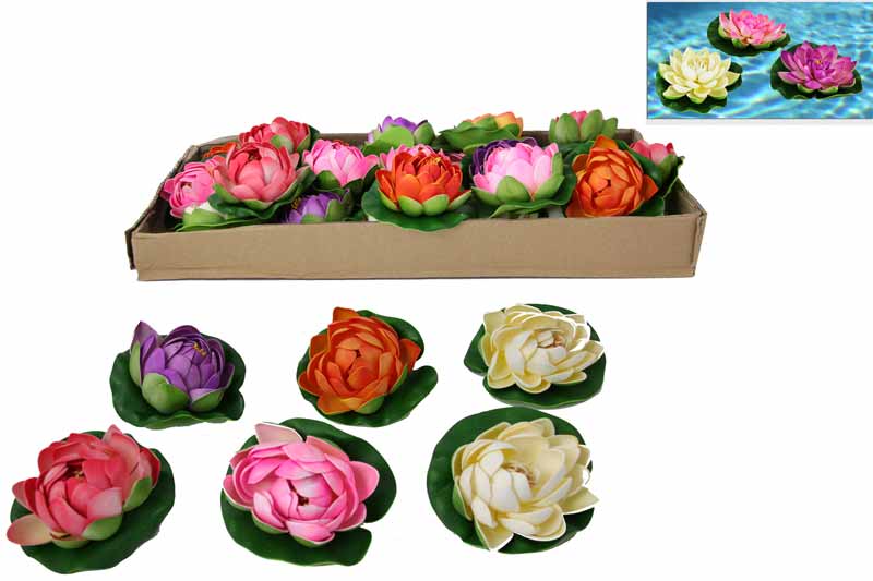 Floating Flower on Lily Pad (Small)