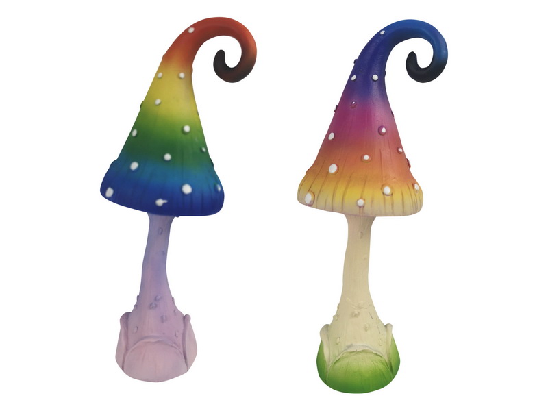 Fairy Garden Rainbow Mushroom