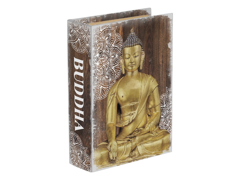 Gold Buddha Mandala Book Box
