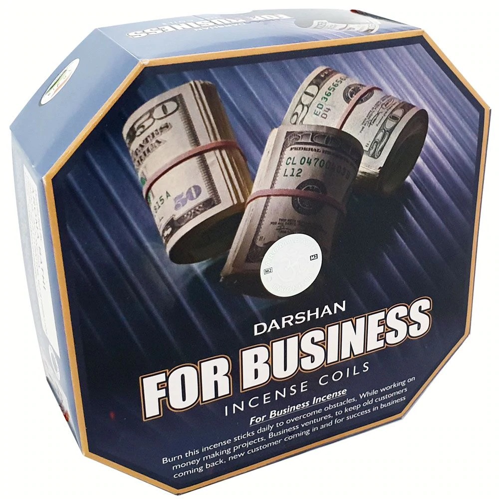 Darshan For Business Incense (Coil)
