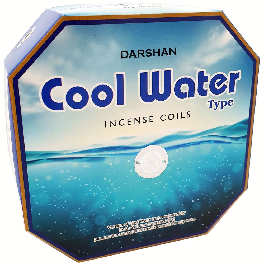Darshan Cool Water Incense (Coil)