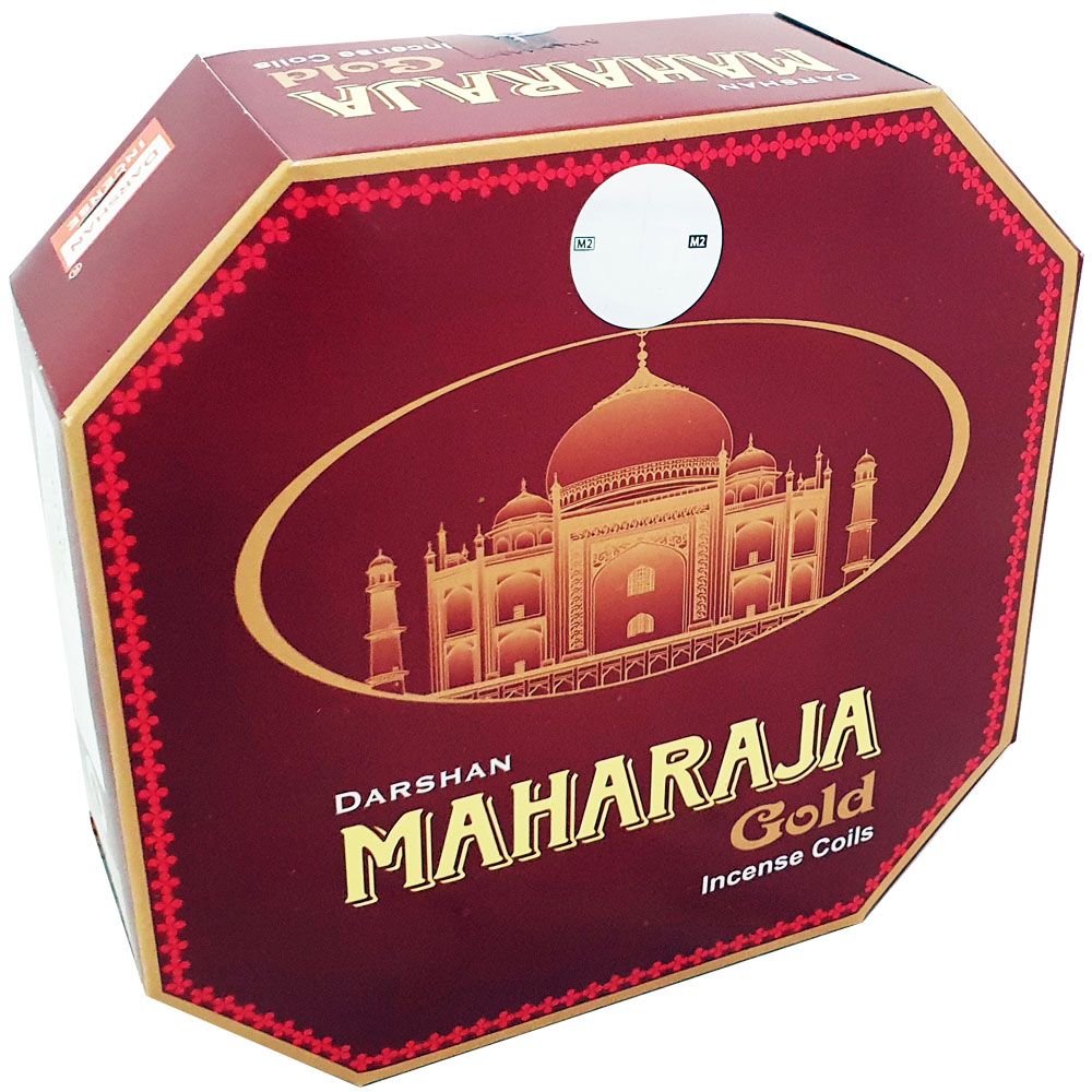 Darshan Maharaja Gold Incense (Coil)