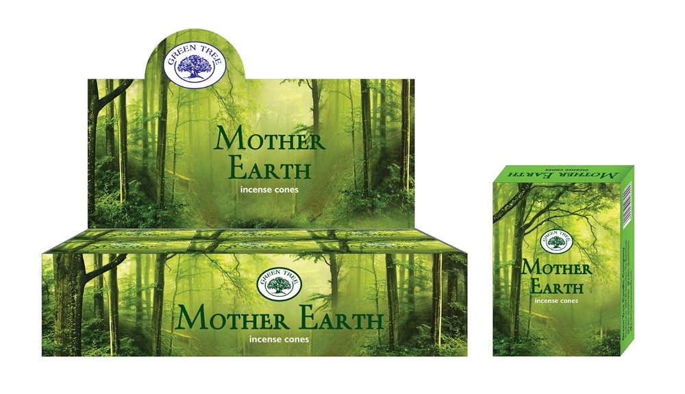 Green Tree Mother Earth Incense (Cone)