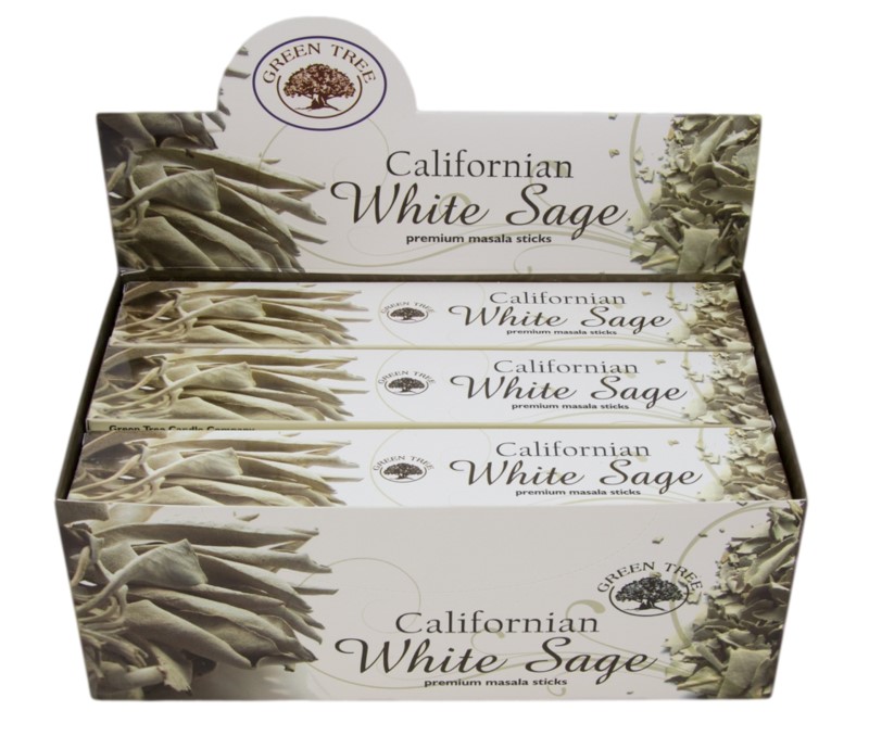 Green Tree Californian White Sage Incense (15gm)