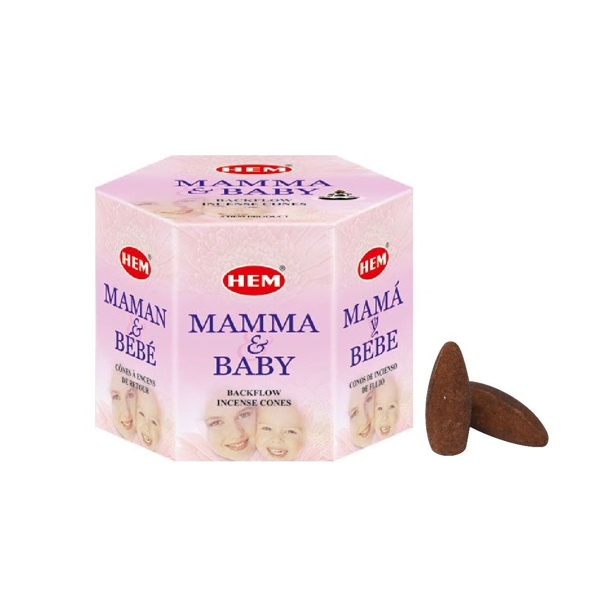 Hem Mama & Baby Backflow Cones in Box