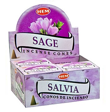 Hem Sage Incense (Cone)