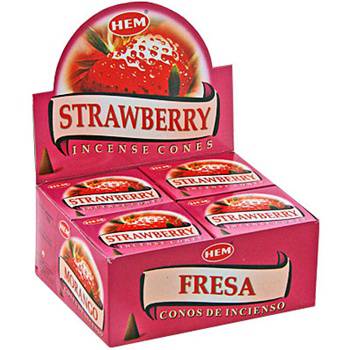Hem Strawberry Incense (Cone)