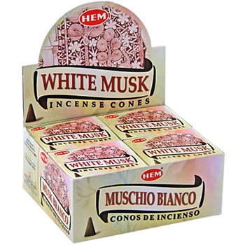 Hem White Musk Incense (Cone)