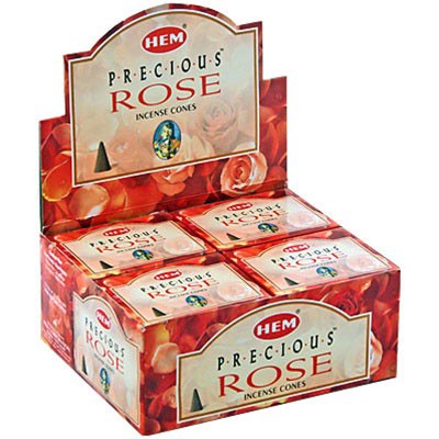 Hem Precious Gulab/Rose Incense (Cone)