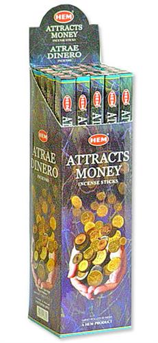 Hem Attracts Money Incense (Square)