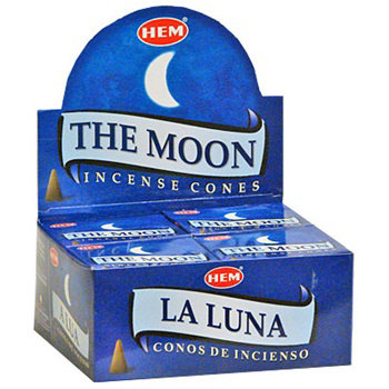 Hem The Moon Incense (Cone)