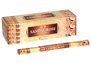 Hem Sandal Rose Incense (Square)