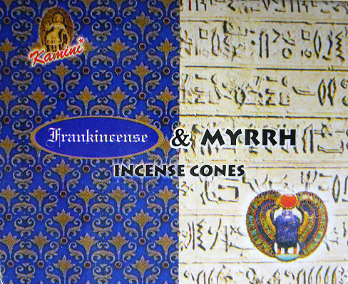 Kamini Frankincense & Myrrh incense cones