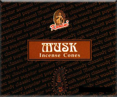 Kamini Musk incense cones