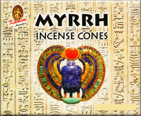 Kamini Myrrh incense cones