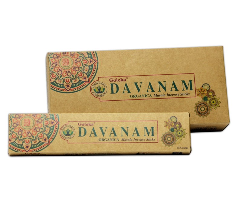 Goloka Organic Davanam Incense (15gm)