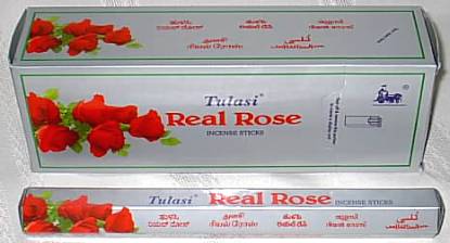 Tulasi Real Rose Incense (Square)