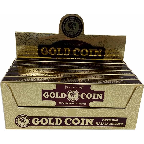 Nandita Gold Coin - 15Gm Incense