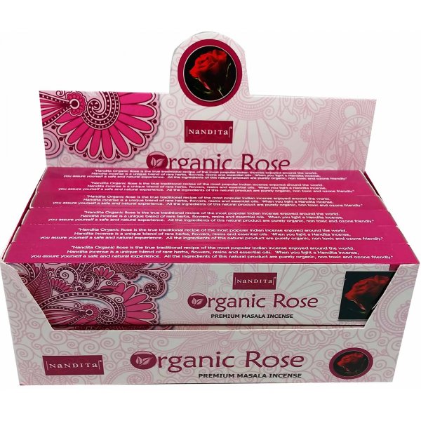 Nandita Organic Rose Incense (15gm)