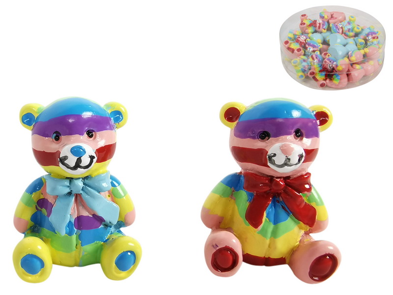 Rainbow Teddy Bear Miniatures