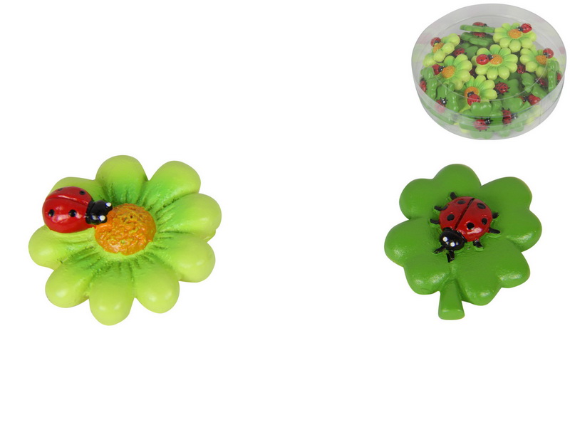 Ladybug on Flower Miniatures