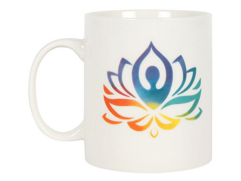 "Sacred Transformation" Yoga Lotus Mug in Gift Box