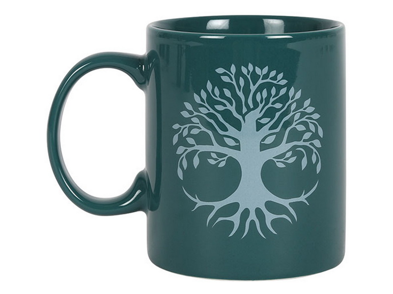 "Tree of Life" Green Mug in Gift Box