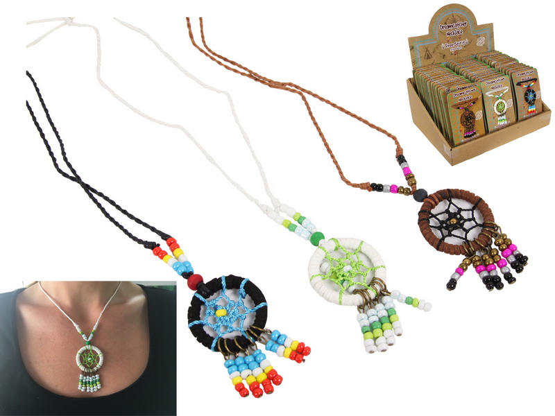 Dream Catcher Necklace on Gift Card
