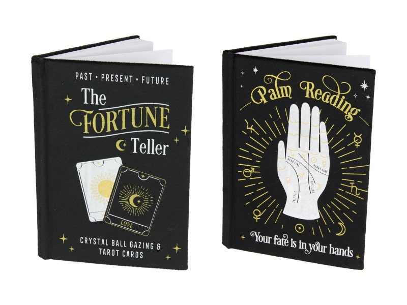 Fortune Teller/Palm Reading Design Velvet Journal/Notebook