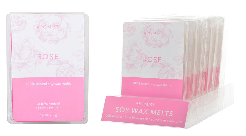 Aromist Rose Candle Soy Wax Melts (6 Melts)