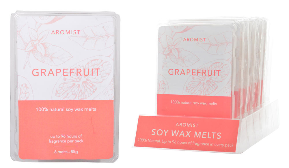 Aromist Grapefruit candle Soy Wax Melts (6 Melts)