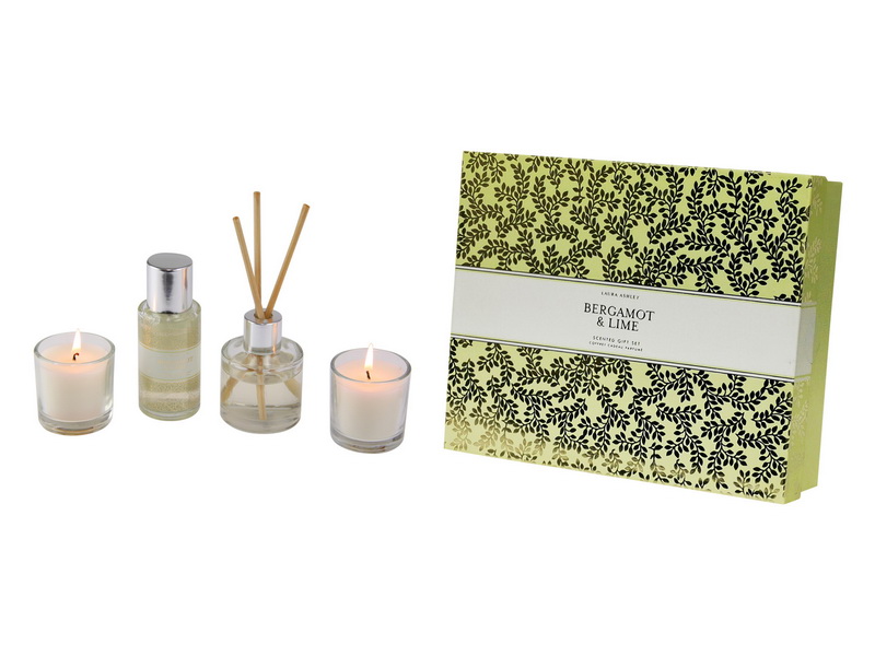 Laura Ashley Fragrance Diffuser/Candles/Spray Gift Set