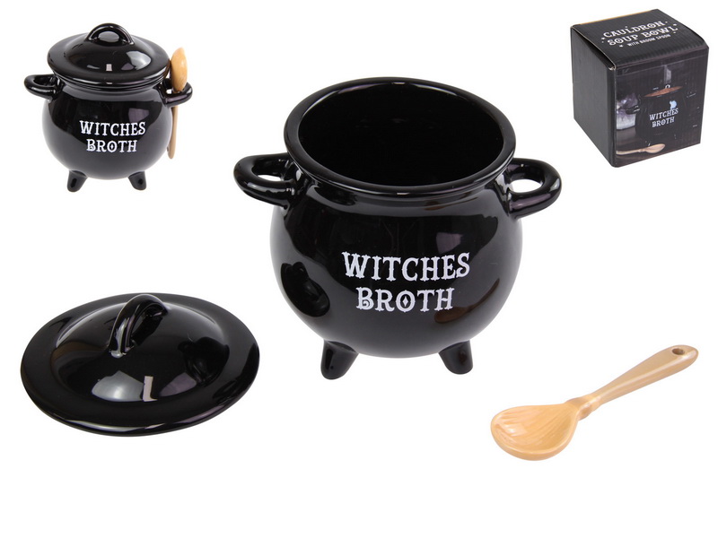 Witches Broth Black Cauldron Pot