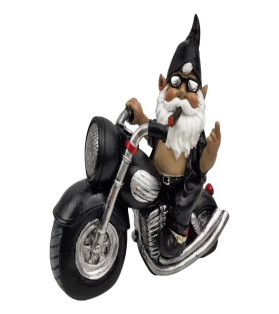22cm Biker Gnome on Bike