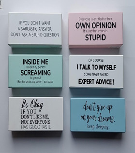 Funny Wording Paper Weight 20cm