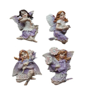 Purple Wish Fairy Magnet 4 Asst